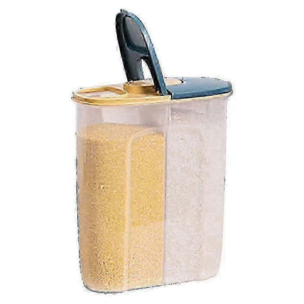 Bocaux de conservation hermétiques 2 en 1 avec couvercle, boîtes de conservation pour cornflakes, boîtes