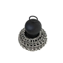 Cast Iron Chainmail Scrubber, Cast Iron Skillet Cleaner for Fry Pan Cleaner Cast Iron Skillet Clean