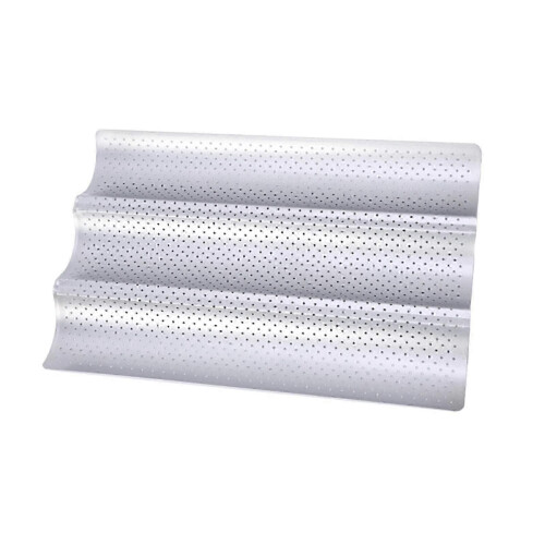 Premium Baguette Baking Pan for Home Kitchen, 3 grid
