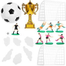 1 ensemble de décorations de gâteaux sur le thème du football pour les fêtes d'anniversaire et les événements