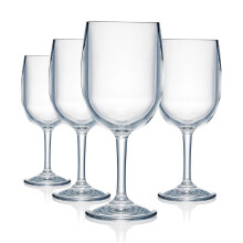 Lot de 12 gobelets en verre incassables de qualité supérieure pour boissons de qualité restaurant, 13