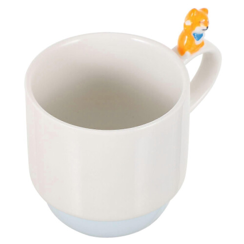Ceramic Teacup Home Tea Cup Blue Round Holds Hot Beverages 1Pcs 2