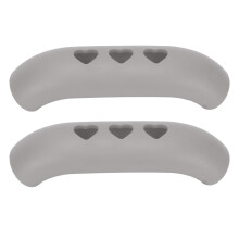 Lot de 2 manchons de poignée de casserole en silicone résistants à la chaleur, anti-brûlures, isolés,