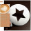 2 pezzi stencil per torta, stencil per caffè a forma di stella, stencil per caffè a forma di cuore, 2