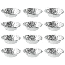 Mini torttu muotit Kertakäyttöiset minipiirakkapannut Kotikäyttäjät Ammattimaiset leipurit 3,14x3,14x0,71