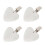 Prevent Curtain Flying Tablecloth Clips Smooth Tablecloth Surface Simple Shape 8.00X4.00X1.30CM 4Pcs 3