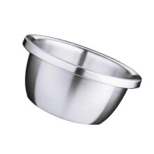 Bol à mélanger en acier inoxydable, bols, saladier, incassable (micro-ondes) - Argent