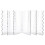 6Pcs Clear Acrylic Cake Scraper Patterned Edge Scraper for Baking Fondant 1