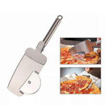 4 in 1 ruostumattomasta teräksestä valmistettu pizzaleikkuri, tarttumaton pizzaleikkuri, astianpesukoneen