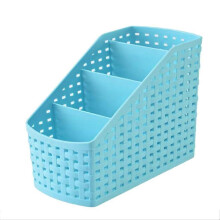 Support de maquillage en plastique pour bureau de cuisine, panier de rangement