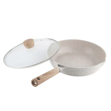28cm Medical Stone Frying Pan Nonstick Large Capacity Egg Pancake Frying Pan for Kitchen
