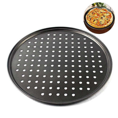 Non Stick Pizza Pan Pizza Tray Round Pizza Baking Tray Strong Baking Tool 1
