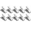 Stainless Steel Crawfish Peeler Tool Set - 10PCS Essential Shellfish Kitchen Tools for Easy Crawfish 1