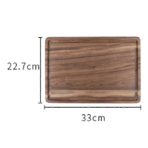 Black Walnut Chopping Board Steak Board Solid Wood Steak Tray Preservative Kitchen Cutting Board Slo 1