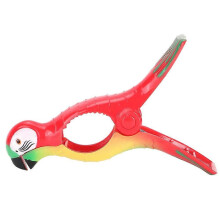 Tragbare Strandtücher mit süßem Vogelmotiv, winddicht, sicherer Clip für Sonnenliegen, Poolzubehör