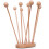 Reusable Beech Wood Plastic Bag Drying Rack for Kitchen Storage 1