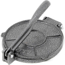 Tortillapuristin ja valurautainen Heavy Gauge jauhomaissipuristin