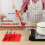 2-in-1 silicone spoon holder - red - color box 4
