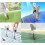 6 clips de acero inoxidable (16 cm) 4
