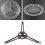 Bandeja triangular para horno microondas, placa de vidrio plana de 24,5 cm. 2