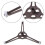 Bandeja triangular para horno microondas, placa de vidrio plana de 24,5 cm. 3