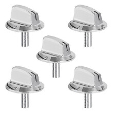 5-pack upgrade 5304525746 vervangende knoppen voor kooktoestellen met lange steel, compatibel met gasfornuis