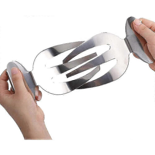 2 Saladehanden RVS Saladeservers Keukenhulp Pastaservers 2