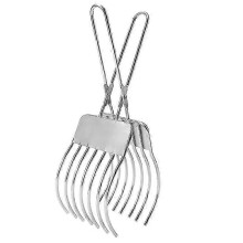 Cortadora manual de acero inoxidable con pinzas para cortar carne y jamón