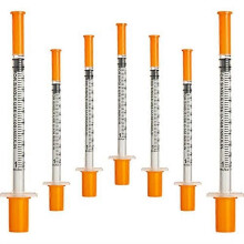 50 stuks/pak 1 ml spuit met 30 g (8 mm lang) laboratoriumbenodigdheden