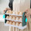 New Refrigerator Egg Storage Box Rotating Fridge Egg Holder Case Space-Saving Egg Organizer Contain 4