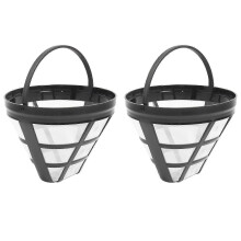 Lot de 2 filtres à panier réutilisables n 4 pour cafetière Ninja, compatibles avec la plupart des cafetières