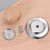 12pcs Pot Lid Knobs Holding Wooden Handle Universal Kitchen Cookware Pan Lid Knobs Replacement 3