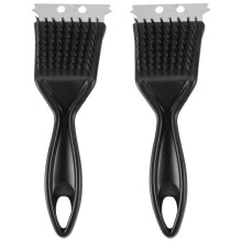 Brosse de nettoyage pour barbecue, brosse et grattoir pour barbecue, nettoyage anti-rayures pour tous