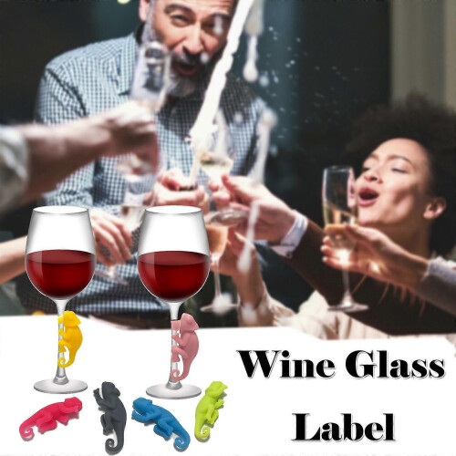 Glass Recognizer Silica Gel Label Red Wine Cup And Rea Cup Pendant 1