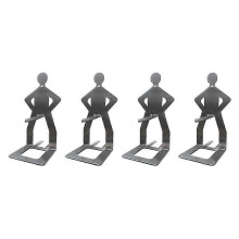 Lot de 4 supports amusants pour barbecue, pour saucisses et hot-dogs
