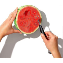 Cuillère à glace à deux têtes cuillère à fruits cuillère à fruits cuillère à fruits cuillère en acier