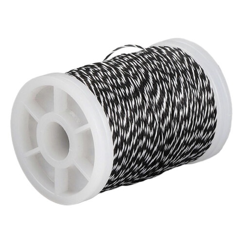 Corde d'arc en polyéthylène durable pour arc recourbé, arc composite, blanc et noir 2
