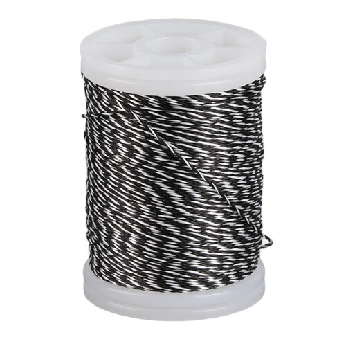 Corde d'arc en polyéthylène durable pour arc recourbé, arc composite, blanc et noir