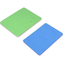 Lot de 2 tapis éponge en silicone à 5 trous pour fondant, pâte, sucre, gomme, chocolat, argile