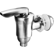 Grifo de repuesto para dispensador de bebidas, válvula de acero inoxidable cepillado y cerámica, repuesto