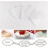 Cake Scraper Cake Smoother, 7Pcs Dough Scraper Bowl Scraper Cutters Cake Icing Scraper Smoother Tool 3