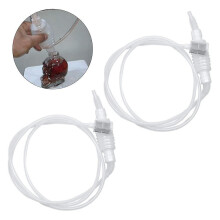 Ensemble de 2 tubes de siphon en plastique de 2 m pour le vin