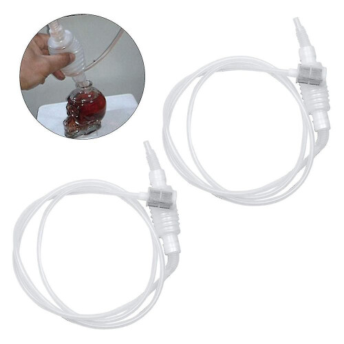 Ensemble de 2 tubes de siphon en plastique de 2 m pour le vin