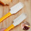 Silicone Cake Cream Scraper Long Handle Soft  Food Grade Jam Butter Scraper  Suitable for Cooking Baking 4