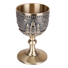 Verre à vin de 40 ml, style chinois, antidérapant, en alliage de zinc, classique, en métal, fait à la