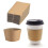 300 pack coffee cup sleeve, disposable corrugated cardboard paper jackets 1