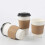 300 pack coffee cup sleeve, disposable corrugated cardboard paper jackets 4