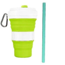 WhiteGreen Silikoni taittuva kansi vuotamaton kahvikuppipilli 550ml