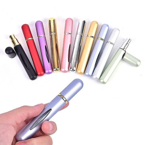 Mini flacone spray per profumo ricaricabile viola 1