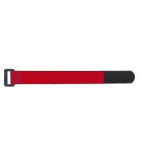 Cinturino riutilizzabile in nylon rosso da 20 cm per cavi